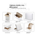 Small batch custom product packaging paper box airplane box cosmetic color printing mask paper box